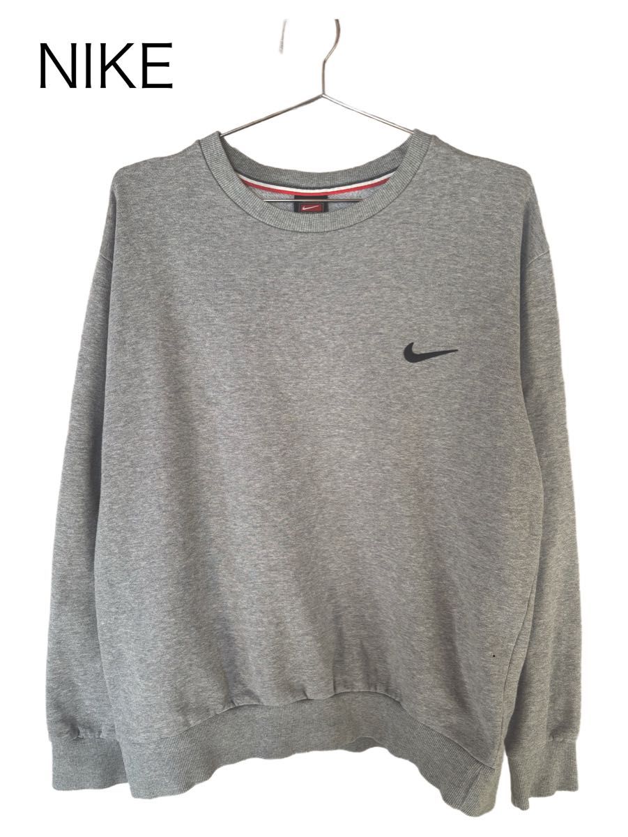 00s 90s NIKE チームタグ 刺繍スウッシュ ナイキ 白タグ 銀タグ