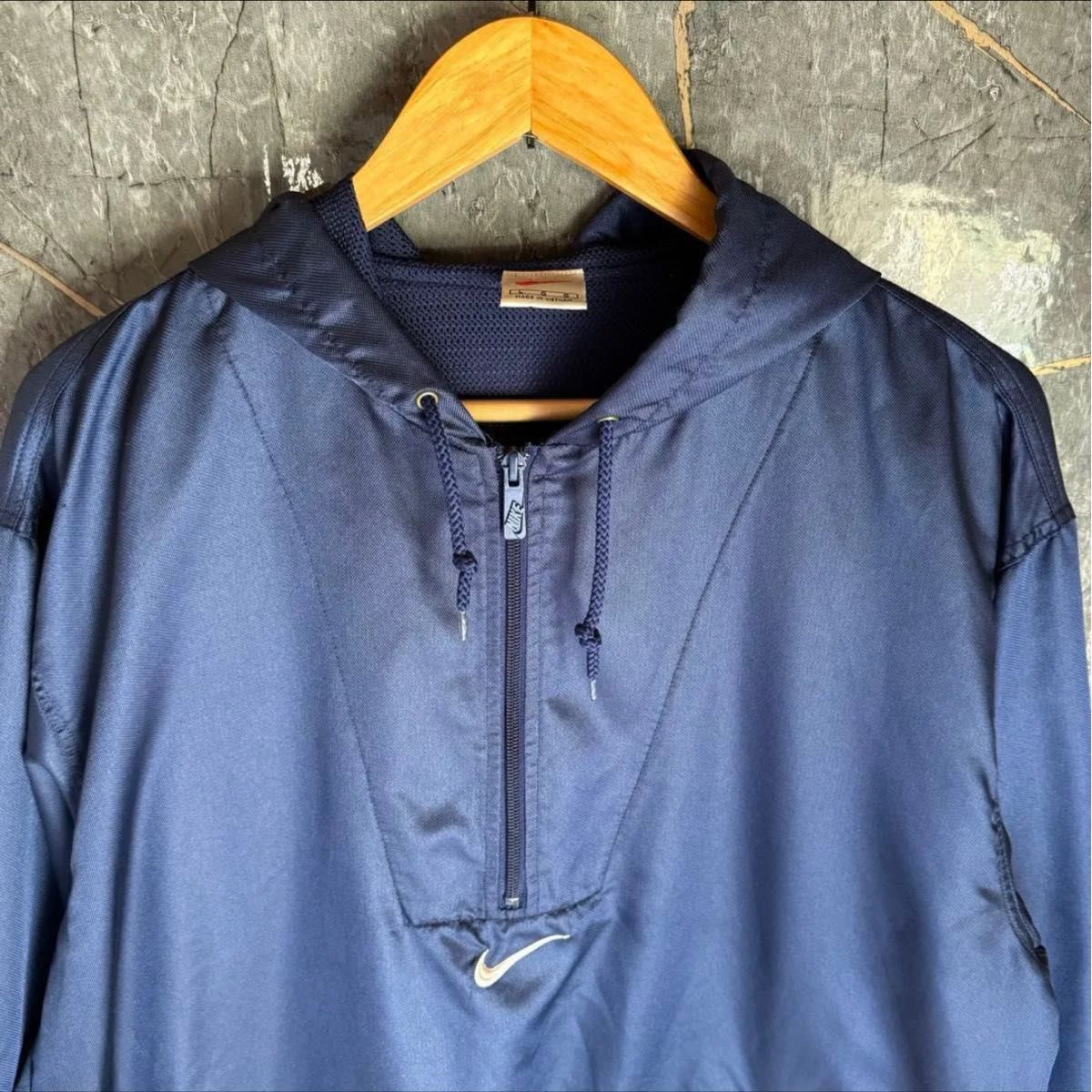 90s NIKE ナイキ ナイロンジャケット ハーフジップ アノラックパーカー