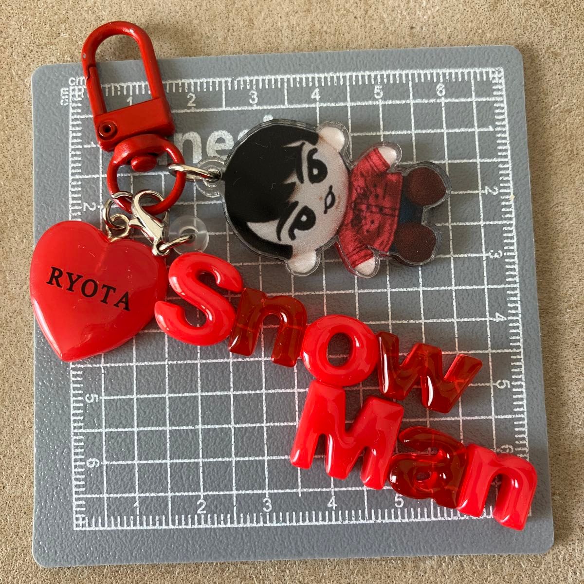 限定1点 SnowMan 宮舘涼太 アクリルキーホルダー ハンドメイド レジン