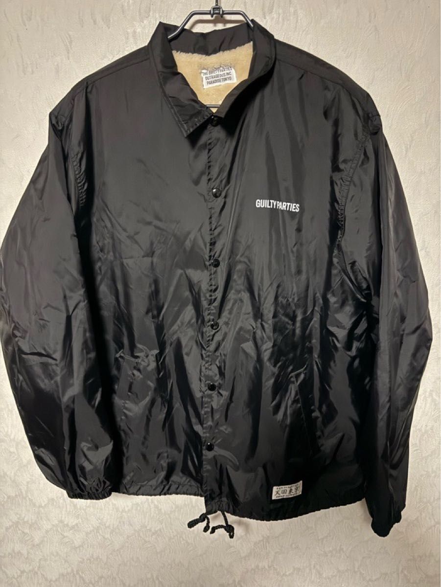 WACKO MARIA ワコマリア ボア コーチジャケット XLブラック｜Yahoo