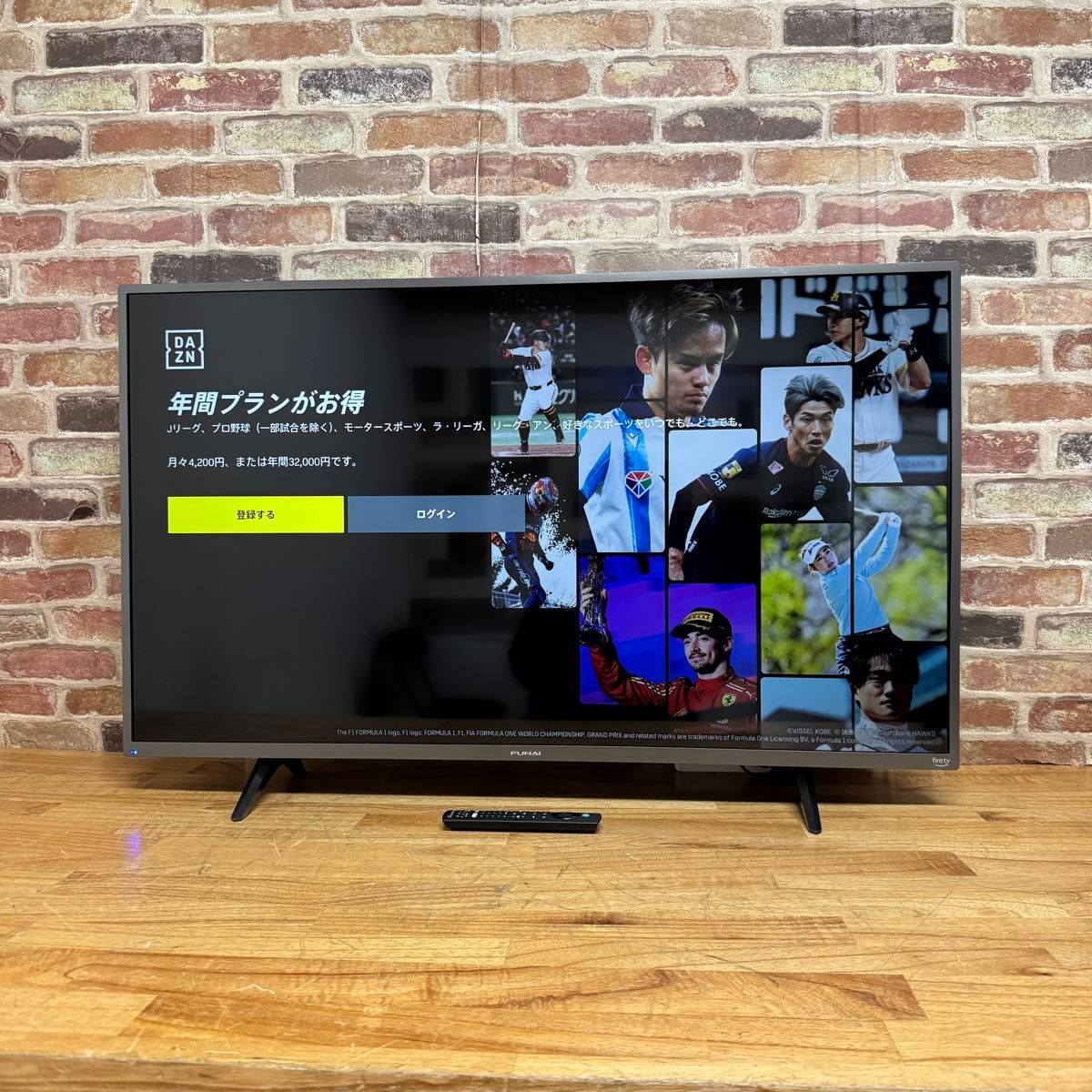フナイ 43インチ 4Kダブルチューナー搭載 液晶テレビ スマートテレビ