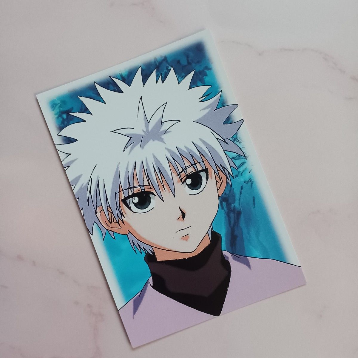 未開封 HUNTERxHUNTER クリアポストカード ゴン＆キルア 旧アニ 未開封