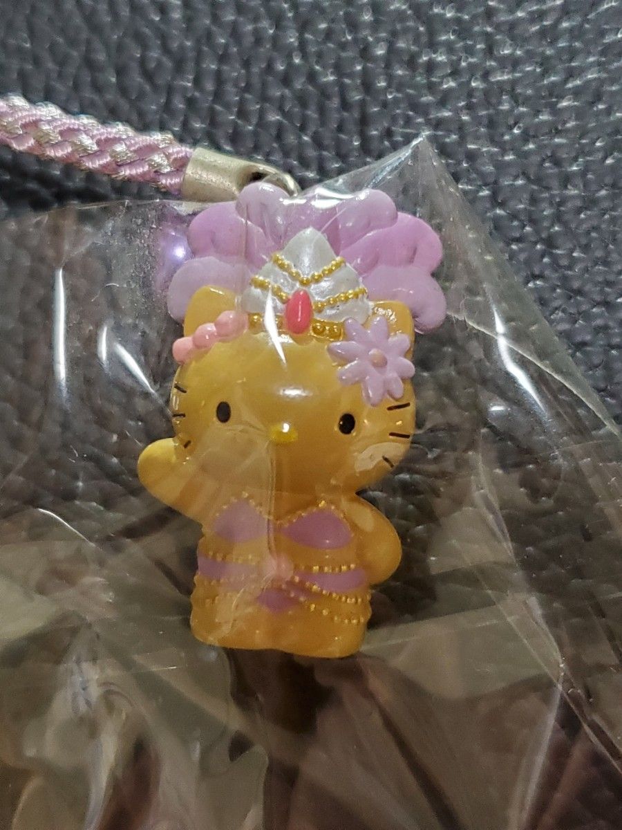 ハローキティご当地限定ストラップ 根付け 東京限定 浅草サンバ