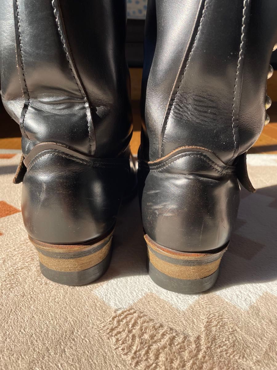 激レア2268レッドウィングPT91茶芯プリントタグ 状態良好 10D スタッズ