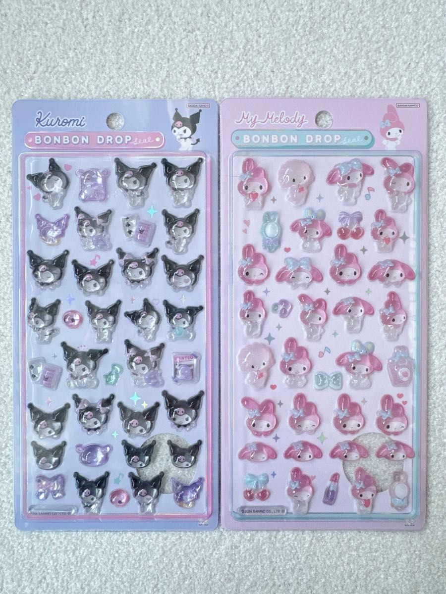 サンリオ ボンボンドロップシール 8点セット】大人気キャラクター
