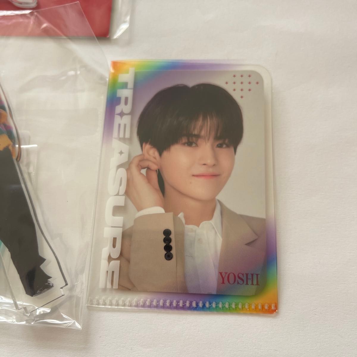 TREASURE トレジャー YOSHI ヨシ アクスタ アクキー ネームタグ トレカ