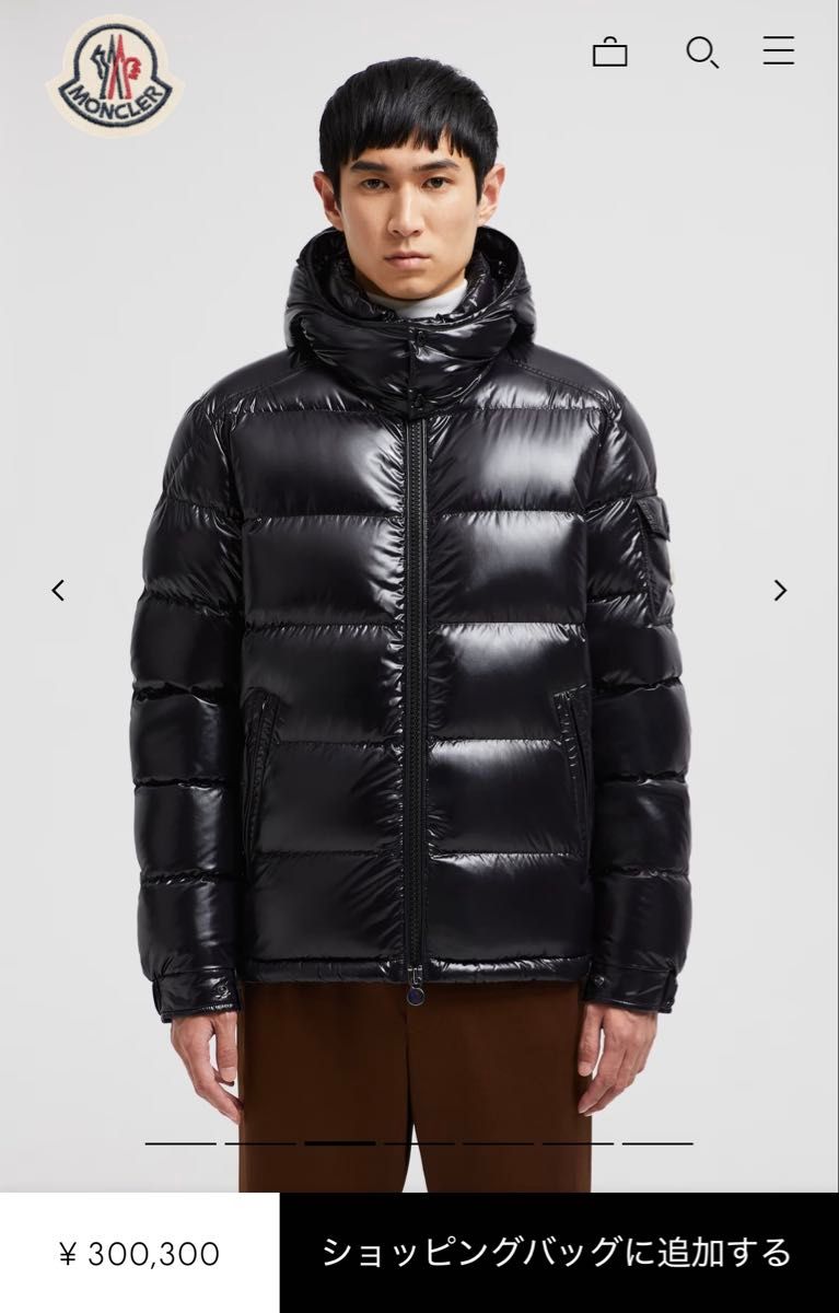 最新・2024年購入】MONCLER モンクレール ダウンジャケット メンズ