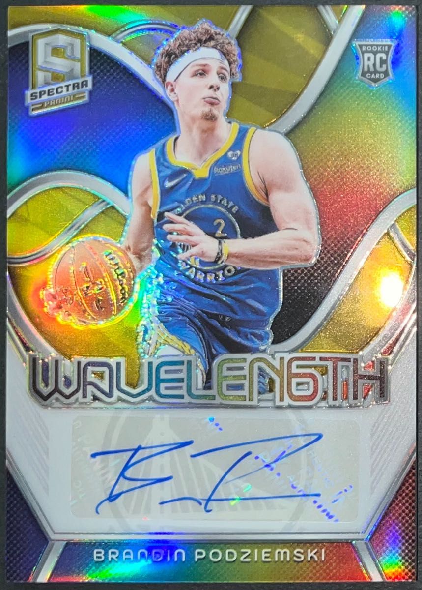 BRANDIN PODZIEMSKI ポジェムスキー RC Panini Auto NBA 直筆サイン