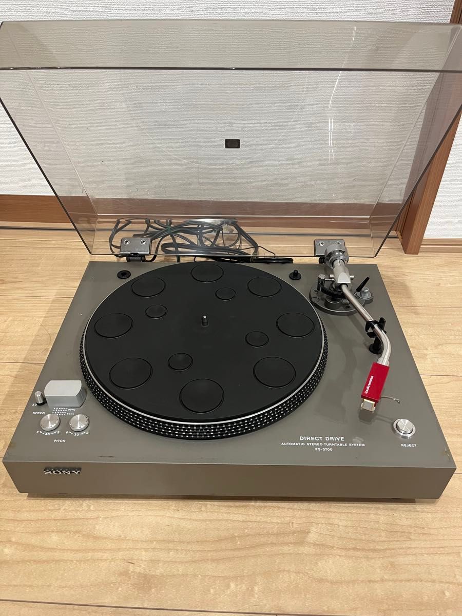 PS-3700 レコードプレーヤー ターンテーブル SONY 針付き 音出し確認