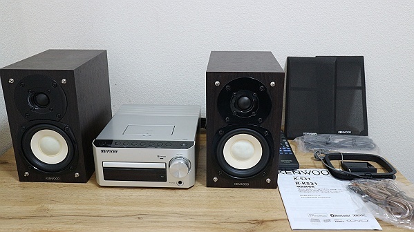 美品 KENWOOD R-K531 CD AM/FM ミニコンポ 2013年製 ケンウッド