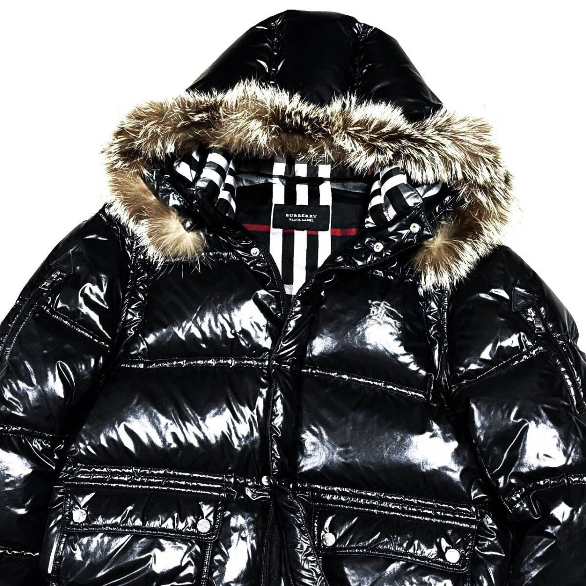 希少 極美品 バーバリーブラックレーベル ホース刺繍 ノバチェック