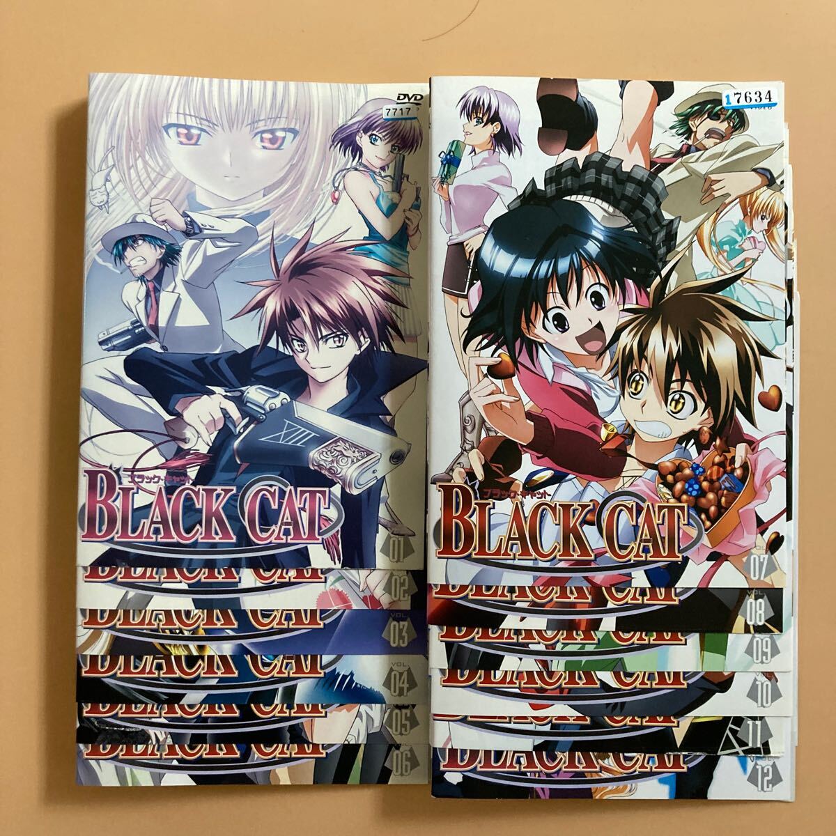 BLACK CAT ブラック・キャット 12巻全巻セット 管理番号31222 DVD