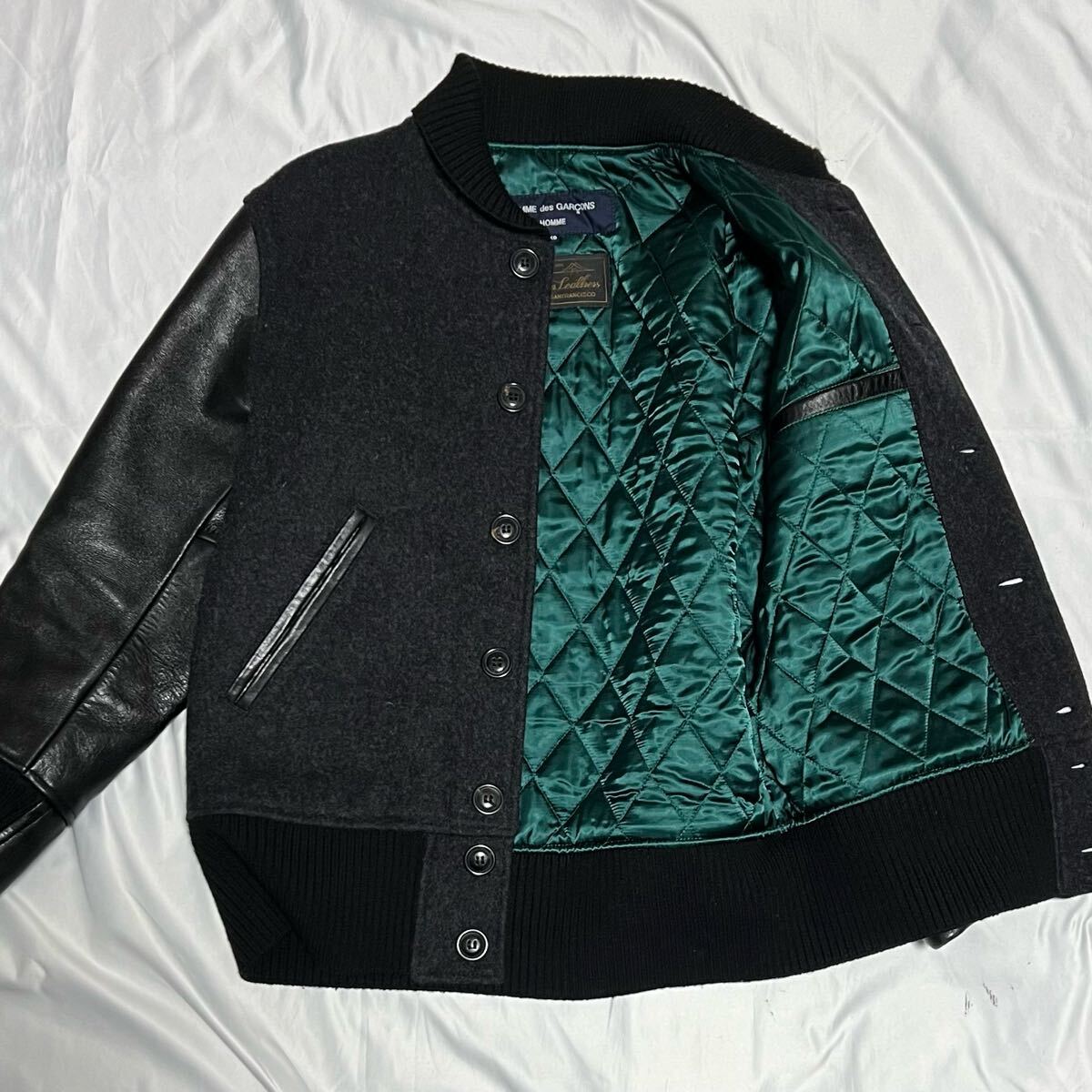 COMME des GARCONS HOMME スタジャン レザー Johnson Leathers