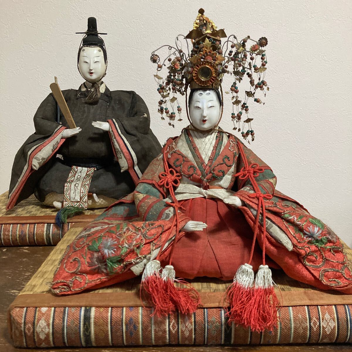 Yahoo!オークション - 蔵出し 江戸時代 雛人形 享保雛 古今雛 親王飾り