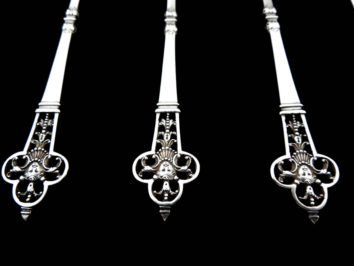 希少♪】 カルディヤック スプーン 6本セット ルネサンス 純銀 伯爵家