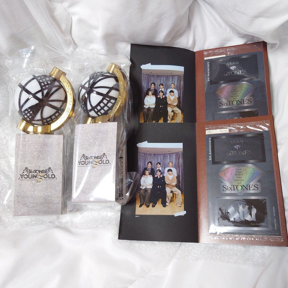 SixTONES ドームツアー2025 YOUNG OLDペンライト 2個 新品未開封 会報