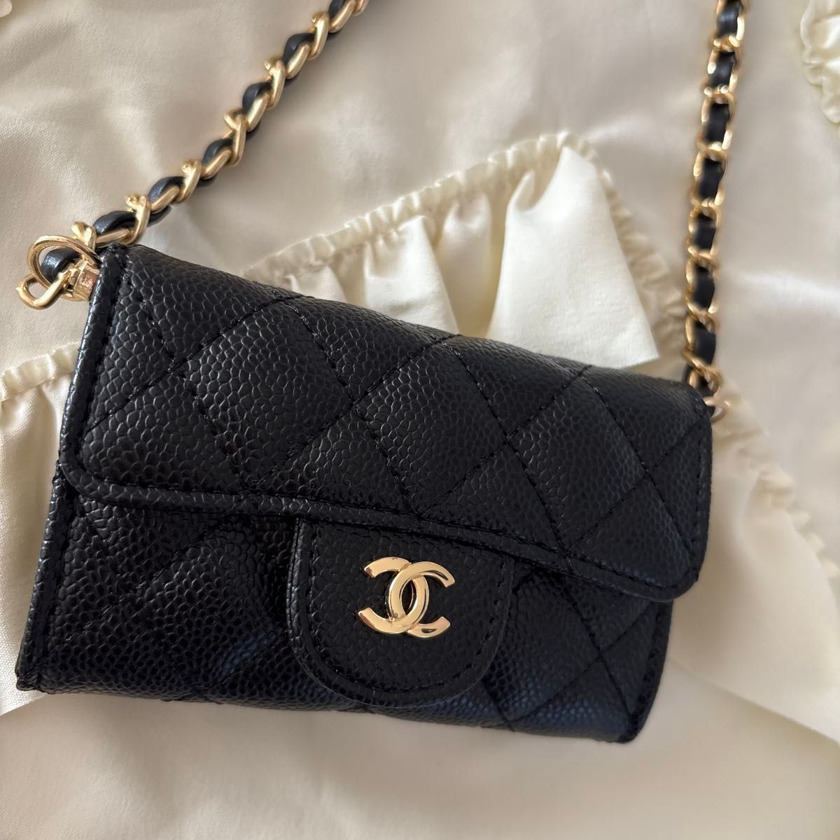 CHANEL シャネル チェーンショルダーバッグ ノベルティ カードケース