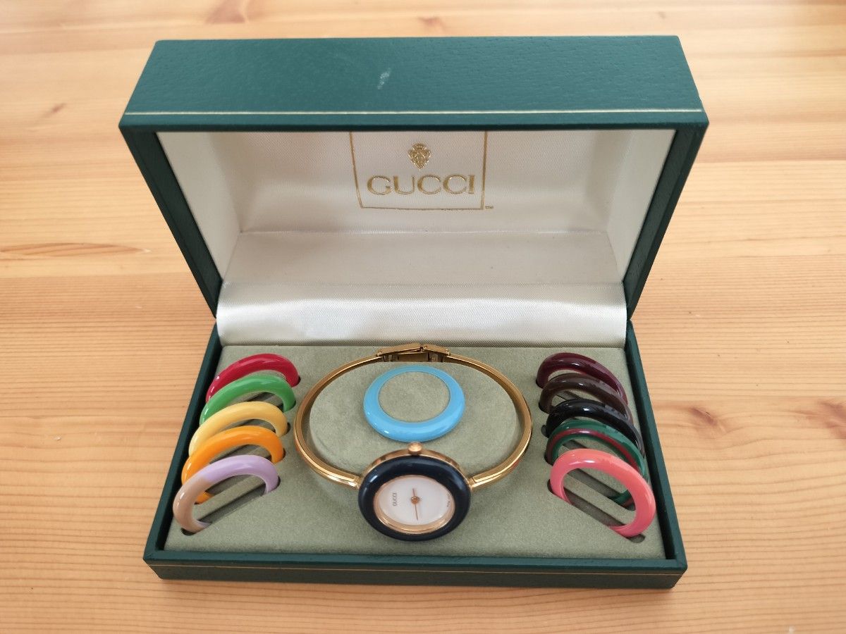 グッチ チェンジベゼル 替えベゼル GUCCI 腕時計 12色セット｜Yahoo