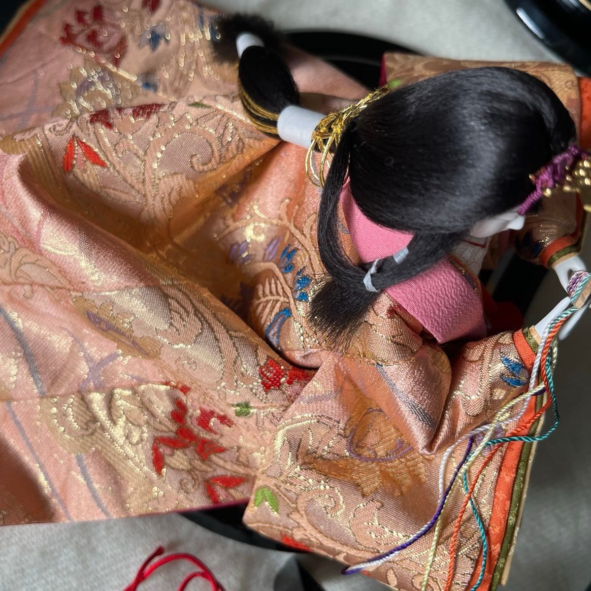 秀月「平安絵巻雛①」お代理様とお雛様 雛人形のみ 雛人形すてき