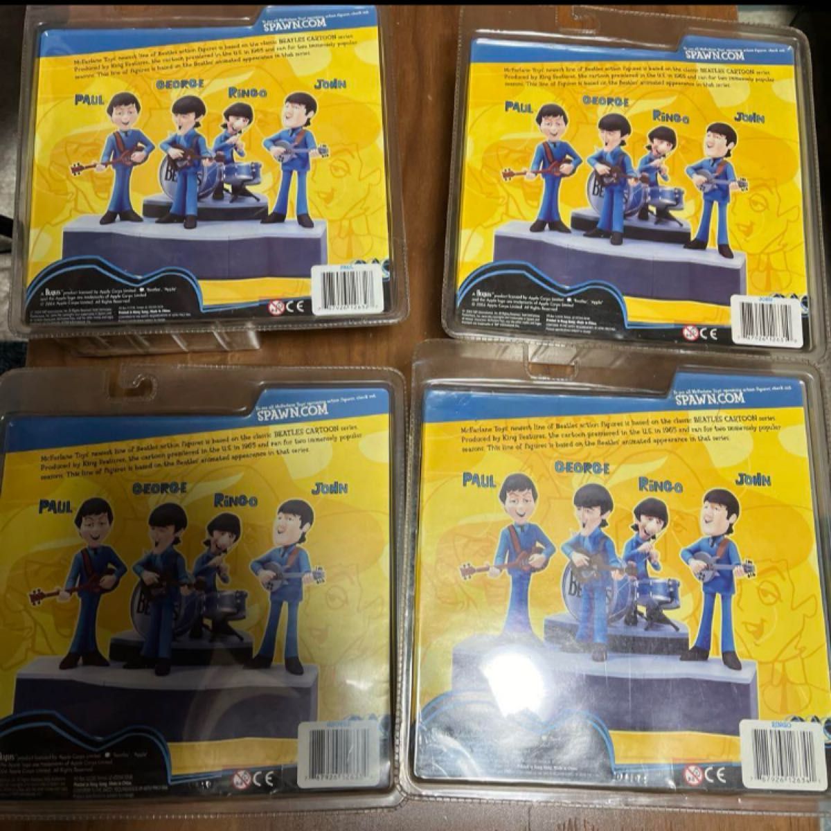 希少】マクファーレントイズ mcfarlane toys the Beatles ビートルズ