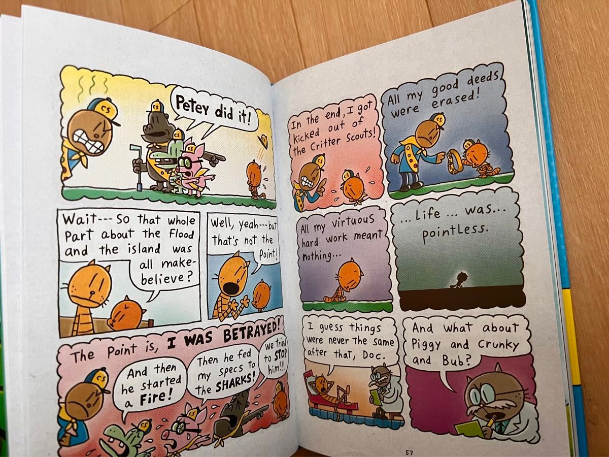 4)Dog Man Lord of the Fleas英語絵本漫画教材洋書｜Yahoo!フリマ（旧