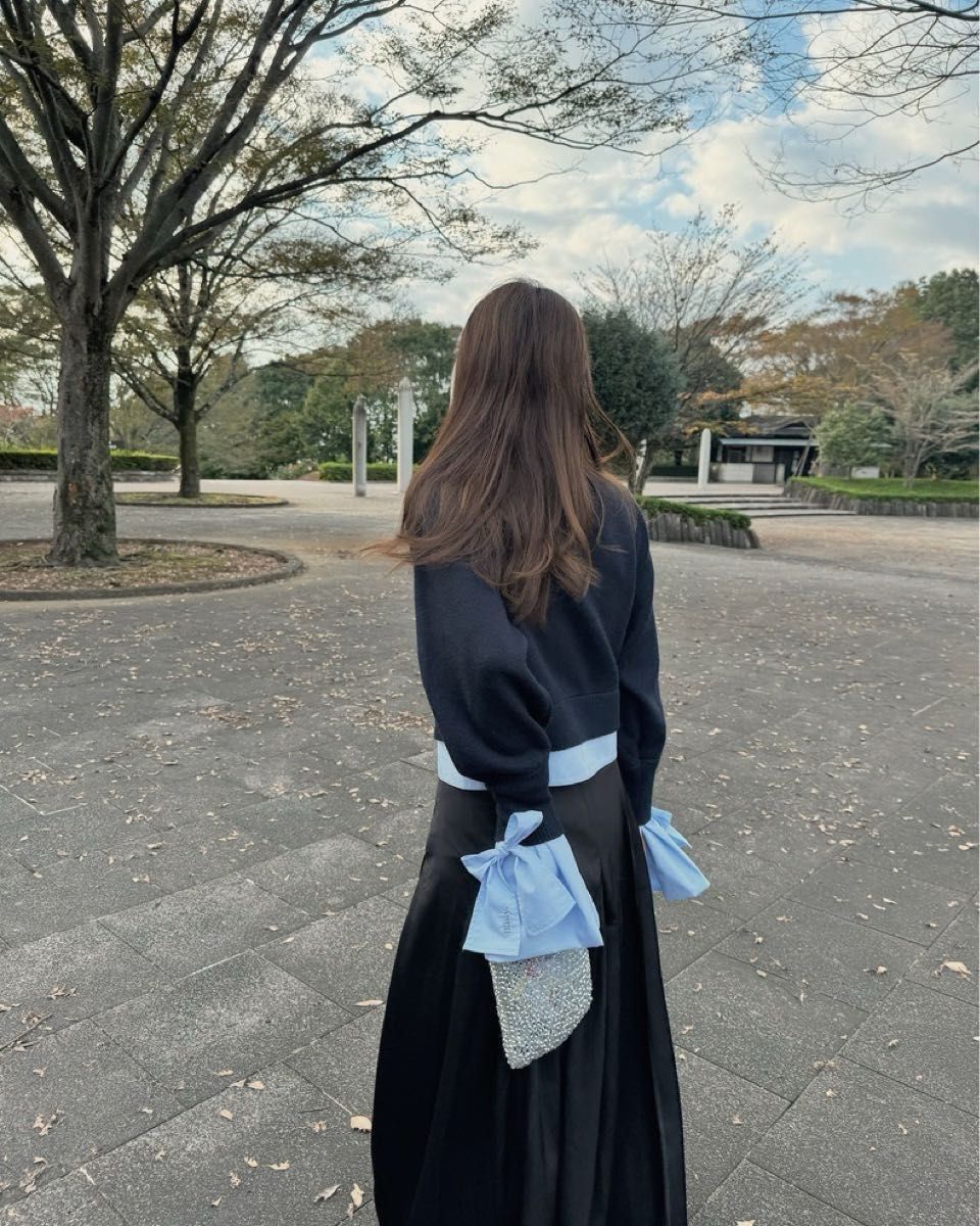 新品 Bibiy ANGELIQUE KNIT色ネイビー