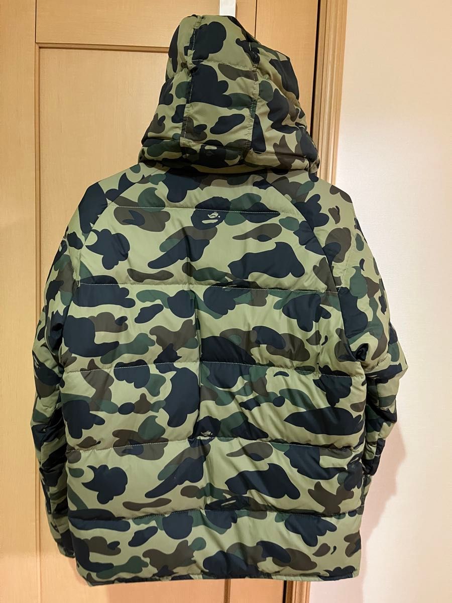 A BATHING APE エイプ 迷彩 カモフラ ダウン ジャケット Mサイズ 新品