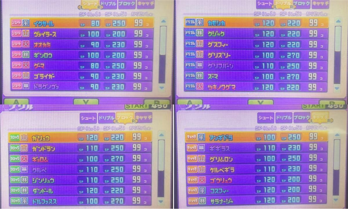 全メンバー極限育成済】イナズマイレブンGOギャラクシー スーパー