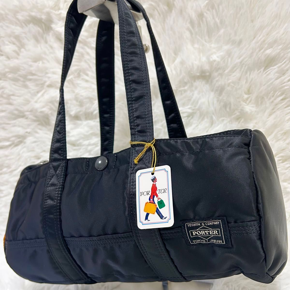 新品 タグ付き】ポーター タンカー ミニボストンバッグ ドラムバッグ S