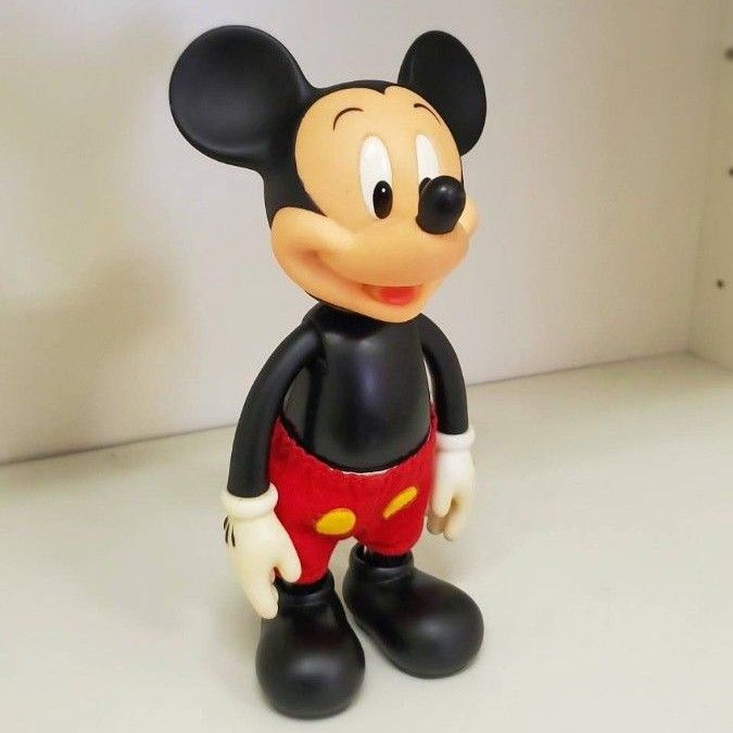 ミッキー フィギュア ソフビ ディズニー ビンテージ レトロ ミッキー