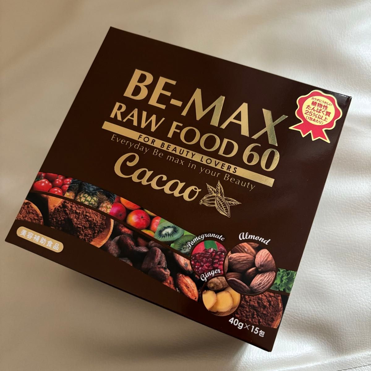BE-MAX RAW FOOD 60 Cacao 600g (28袋) BE-MAX RAW FOOD 60 Cacao