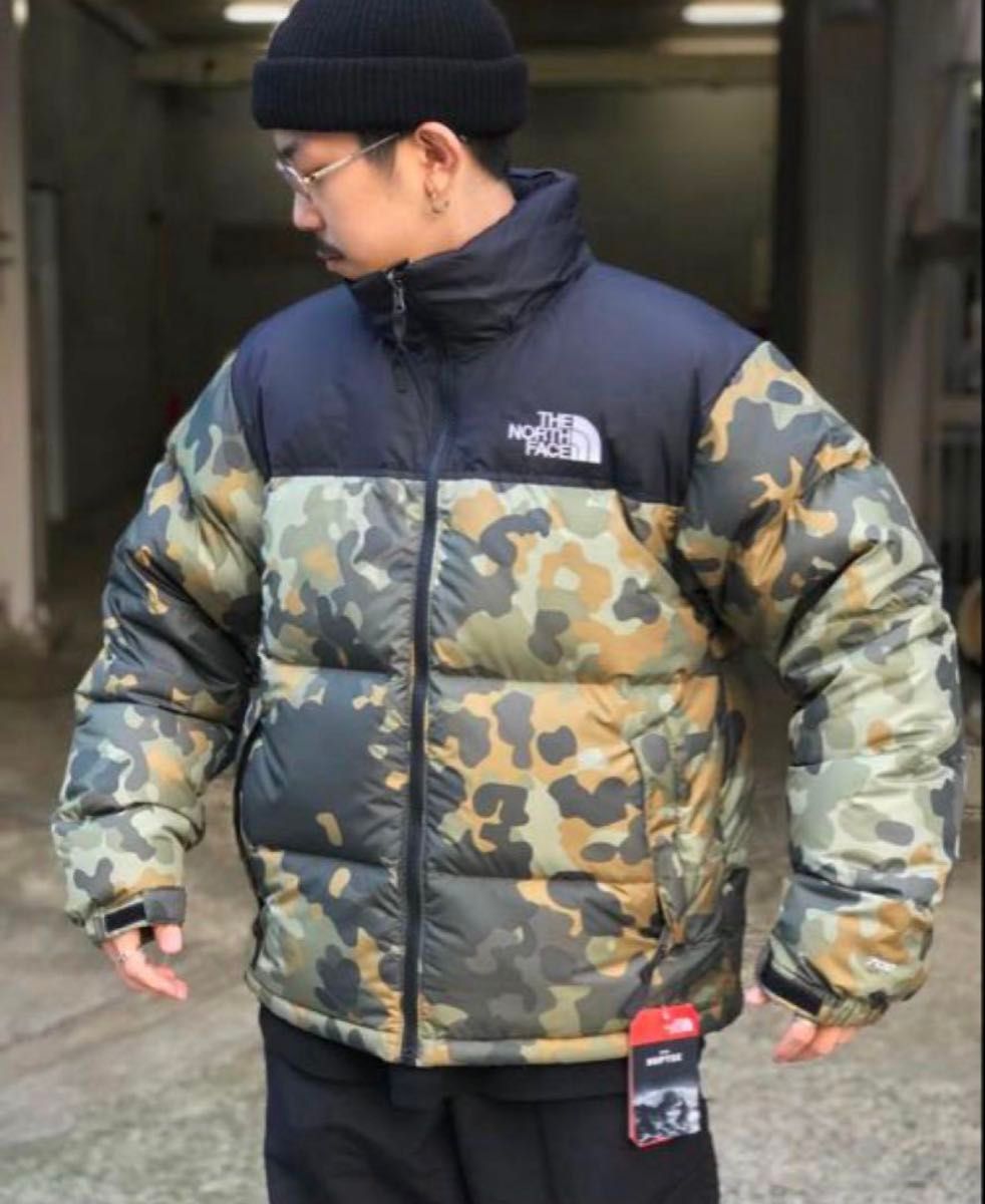 The North Face 1996 Retro Nuptse Jacket Supreme 迷彩 カモ ダウン