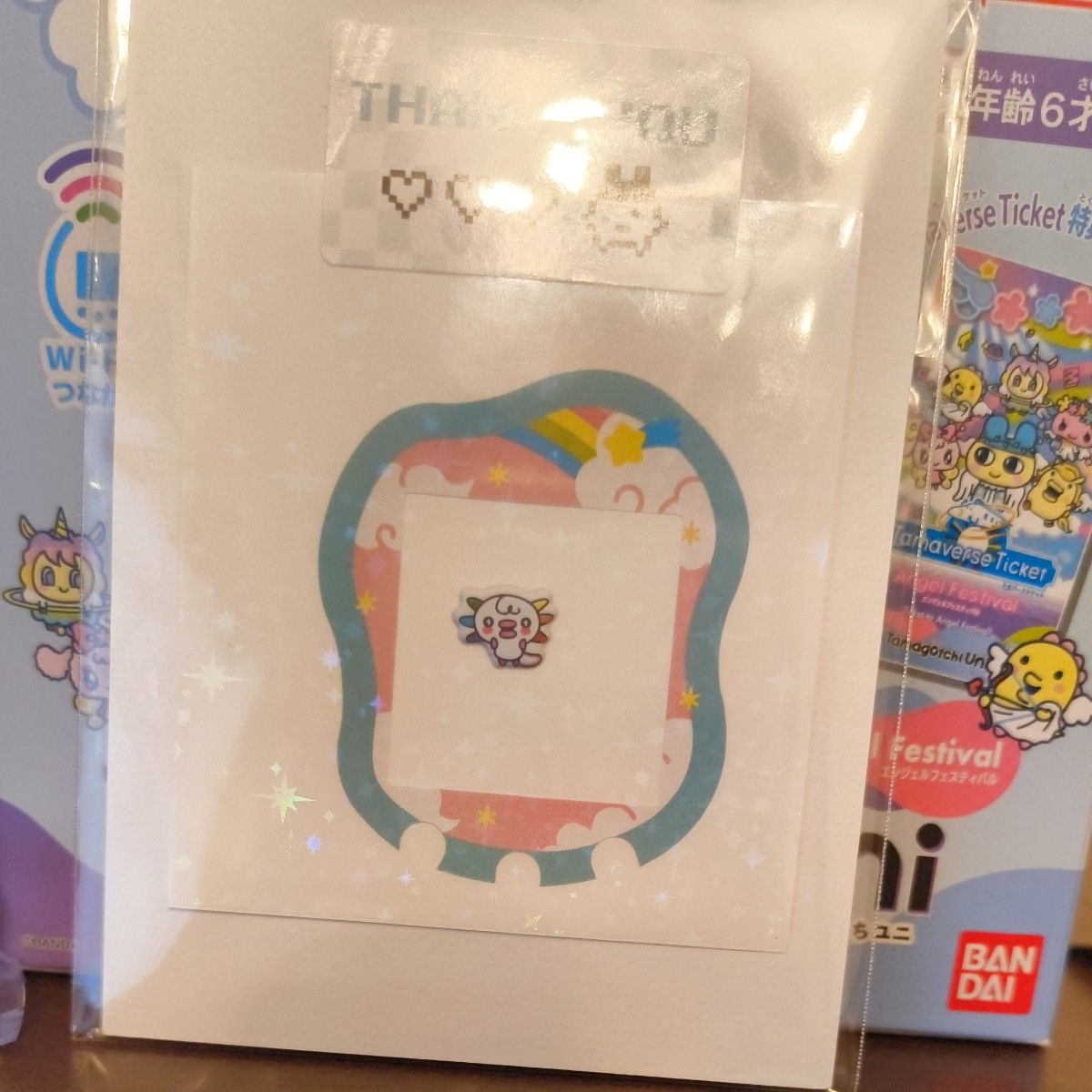 カバー&スキン&プラグチャームセット】たまごっちユニ uni エンジェル