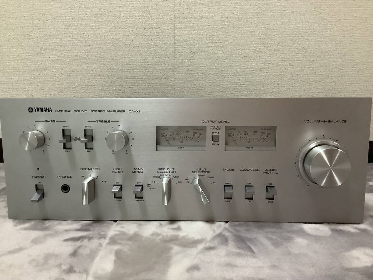 Yahoo!オークション - ヤマハ プリメインアンプ CA-X11 動作品（ガリ