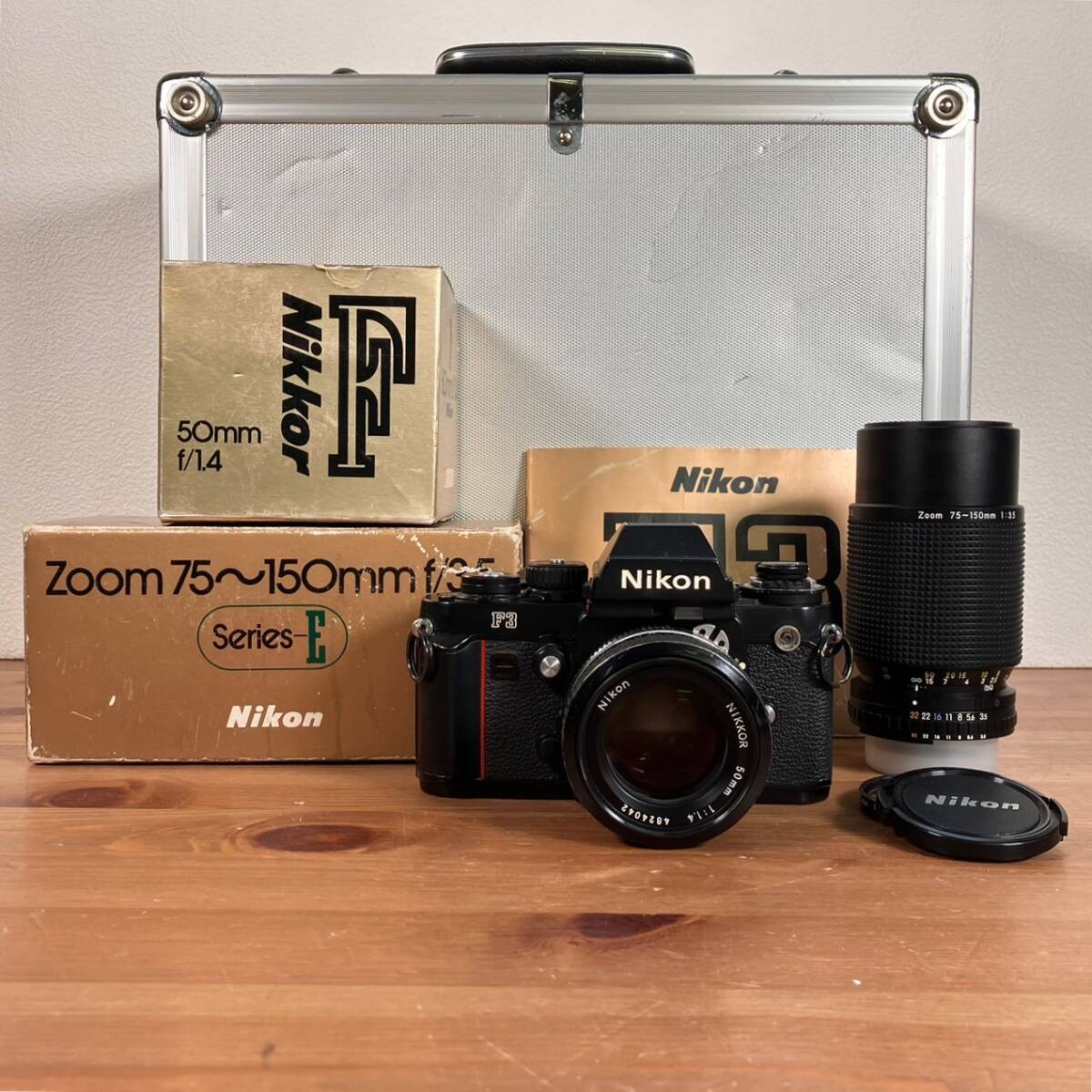 Nikon F3 一眼レフカメラ Nikkor 50mm f/1.4ジャンク Nikon F3 一眼