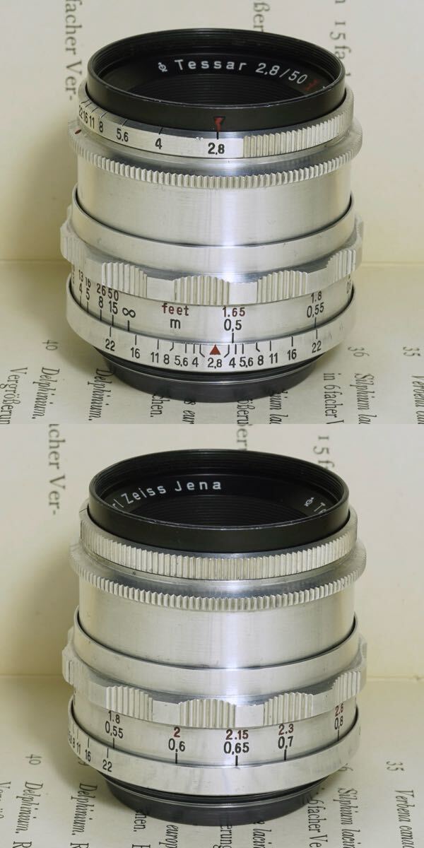 Yahoo!オークション - 希少 美品 王 Tessar 50mm F2.8 Carl Zeiss Jena
