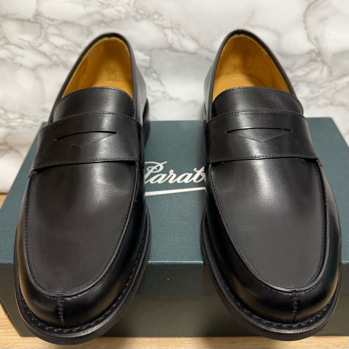 パラブーツ paraboot 革靴 ローファー ブラック ビジネスシューズ