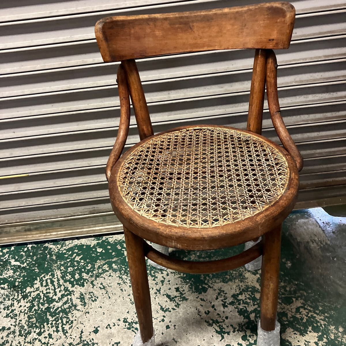 Yahoo!オークション - 激レア マルニ木工 銀行椅子 ラタン ベントウッ