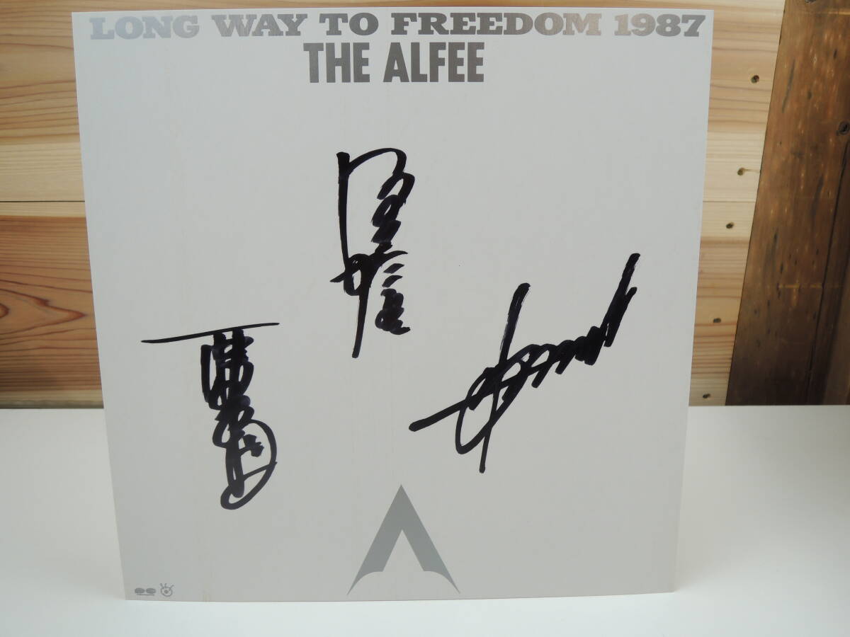 Yahoo!オークション - THE ALFEE アルフィー 直筆サイン 色紙 LONG WAY