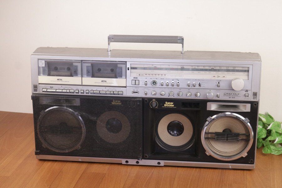 SHARP GF-909 サラブレッド ラジカセ (ジャンク) シャープ シャープ