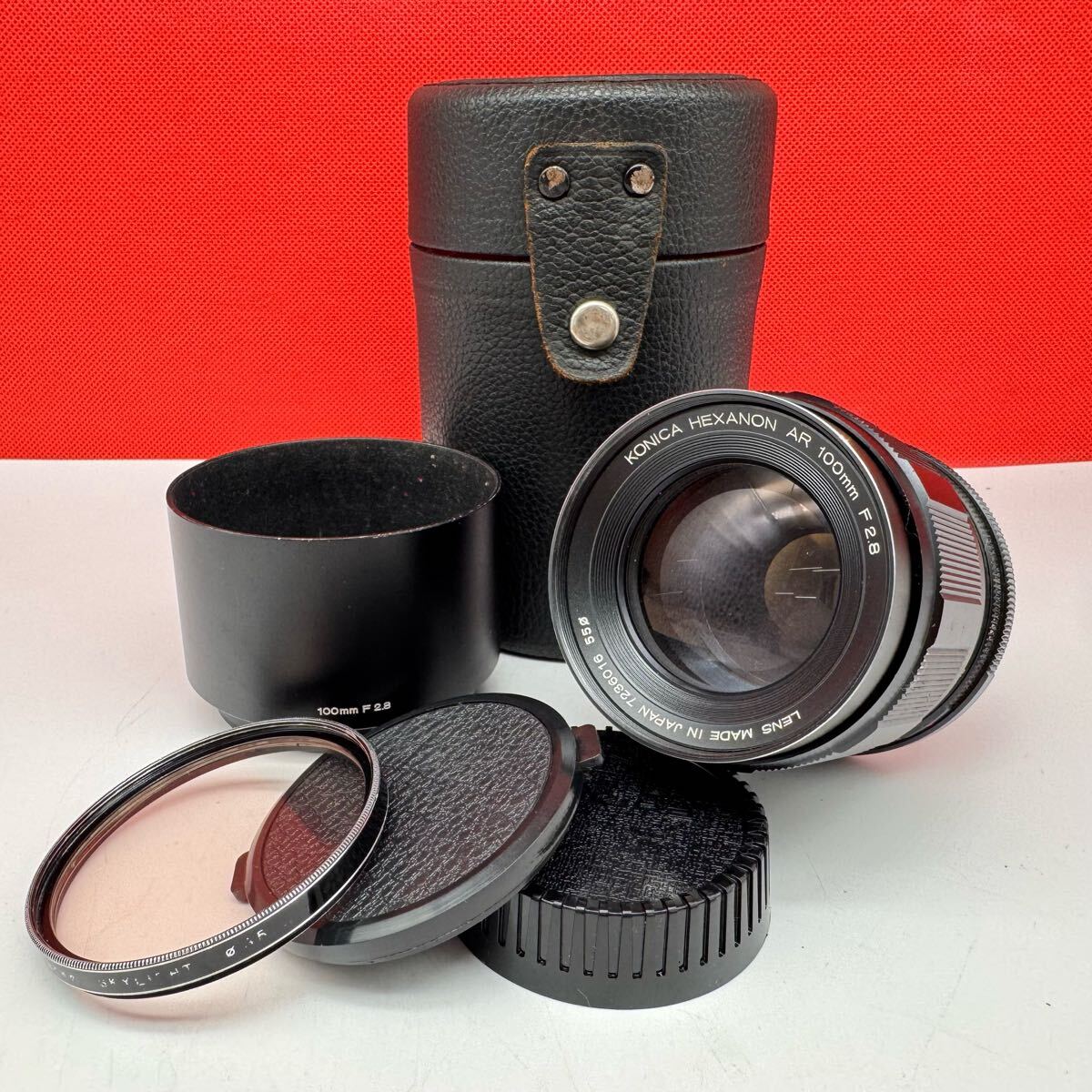 Yahoo!オークション - KONICA HEXANON AR 100mm F2.8 カメラ レンズ