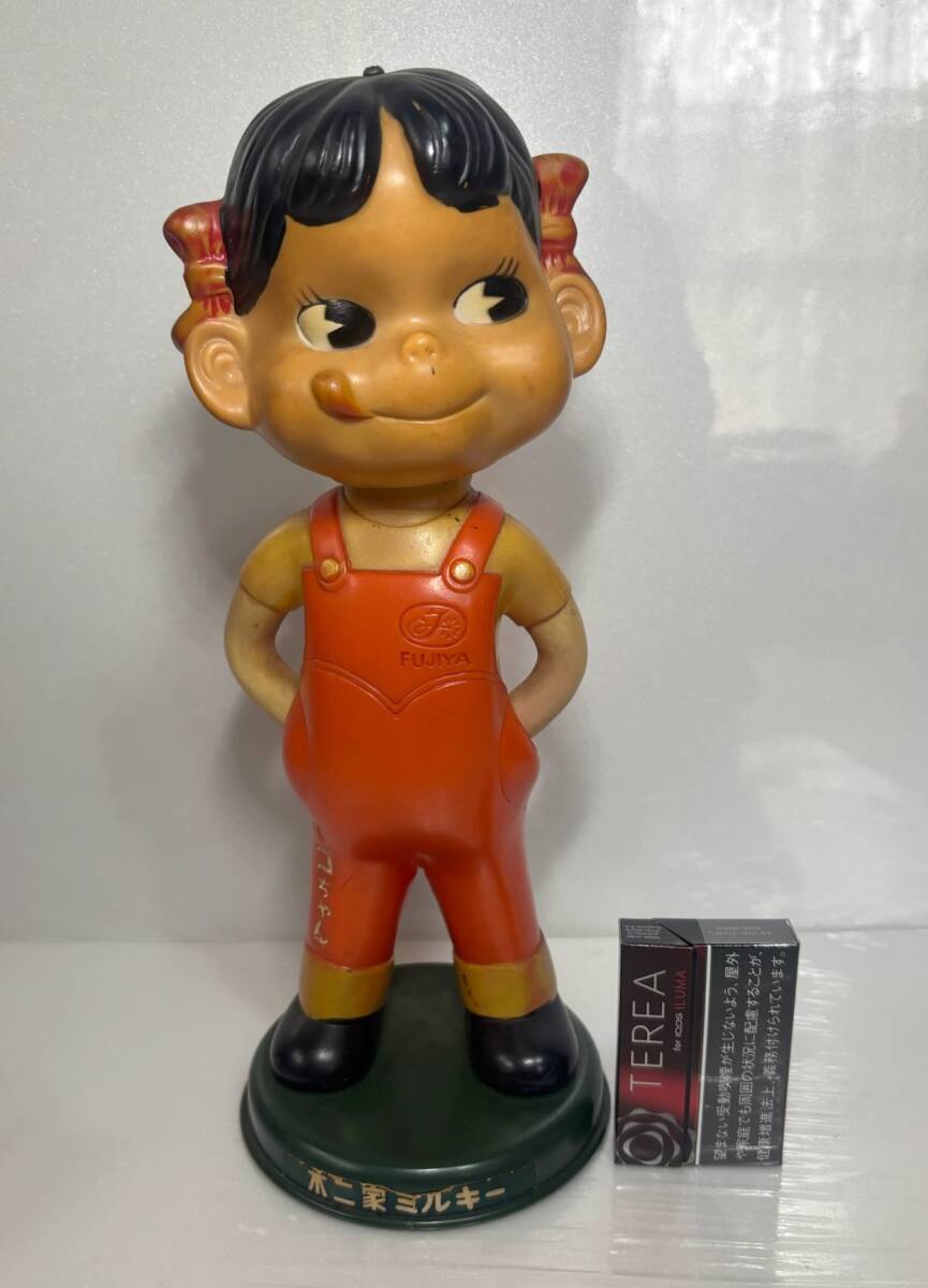 Yahoo!オークション - 当時物 不二家ミルキー ペコちゃん 首振り人形