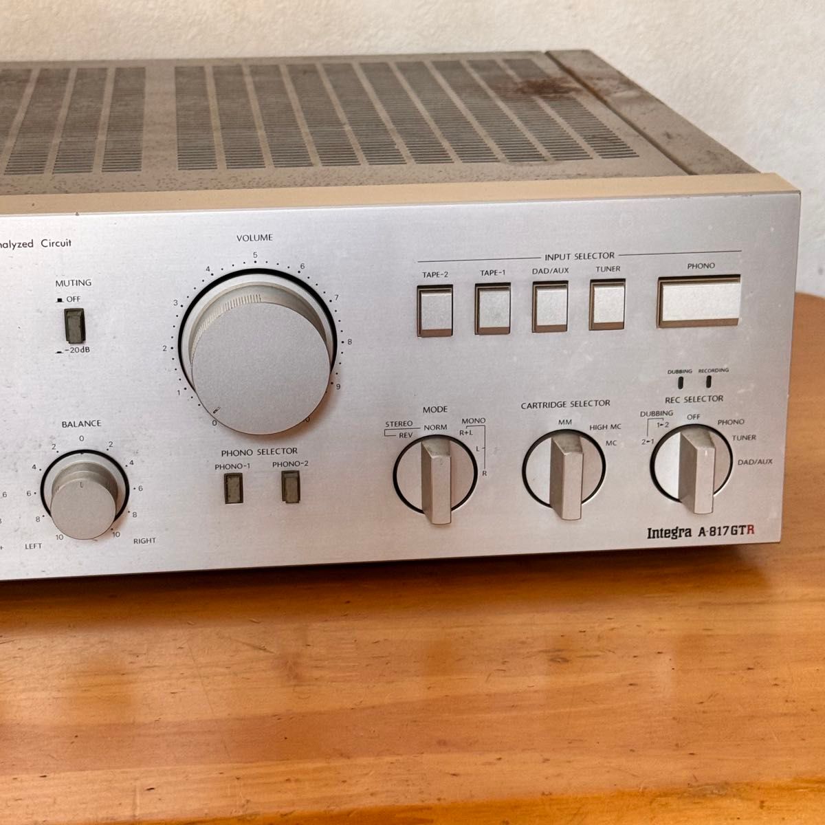 プリメインアンプ ONKYO オンキョー A-817GTR 【ONKYO Integra A