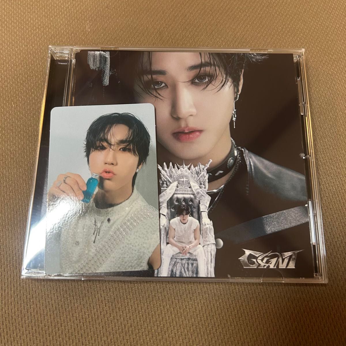 StrayKids Stray kids スキズ GIANT FC盤 FC ハン HAN 両面トレカ 開封