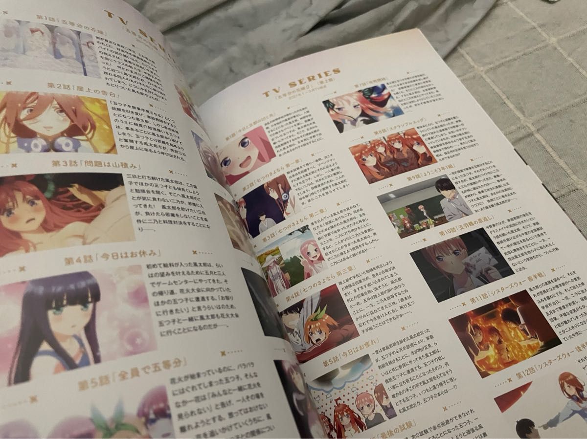 映画五等分の花嫁 豪華版 パンフレット 出演 松岡禎丞 花澤香菜 竹達