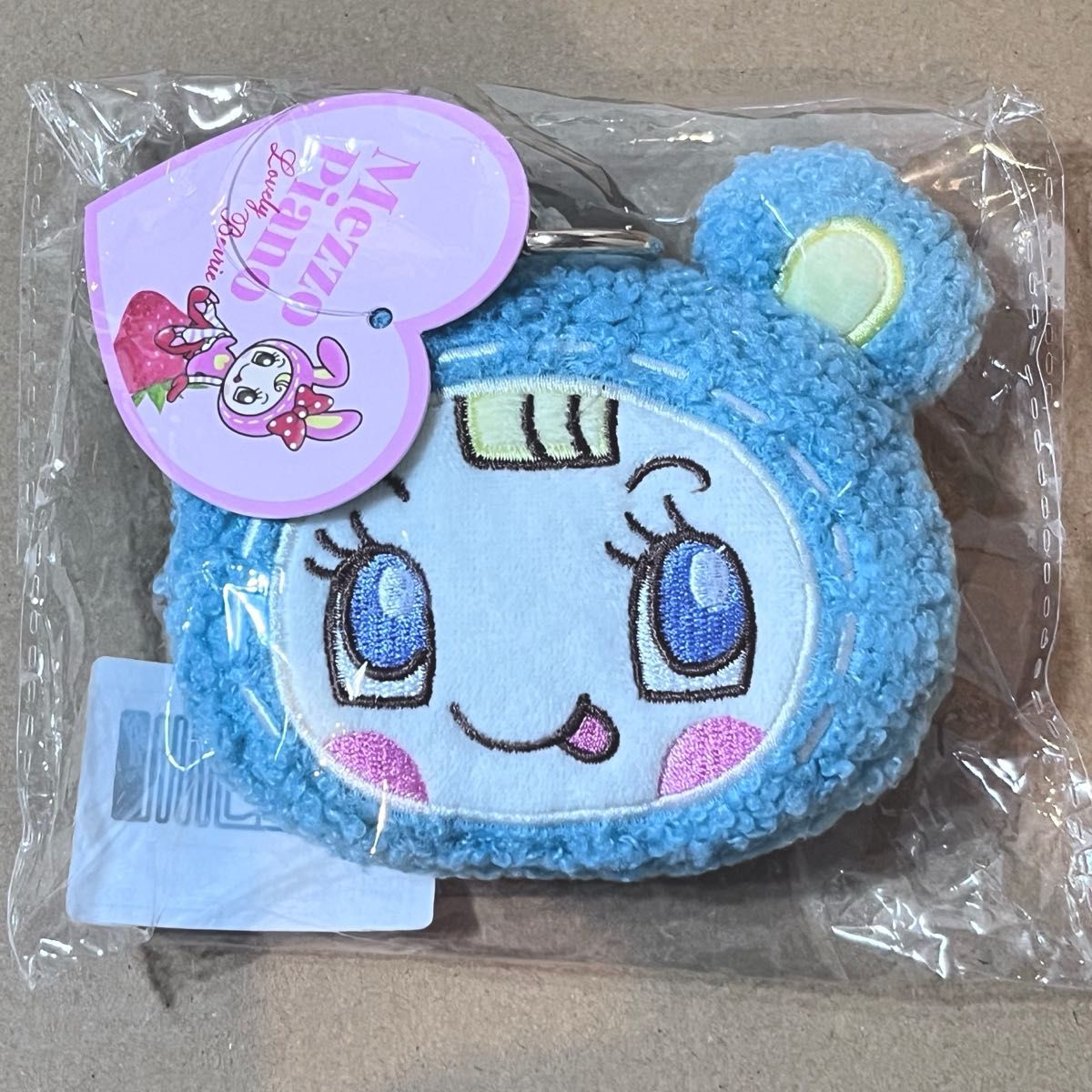 ブルーベリエちゃん もこもこミニポーチ ポップアップ もこもこ ポーチ