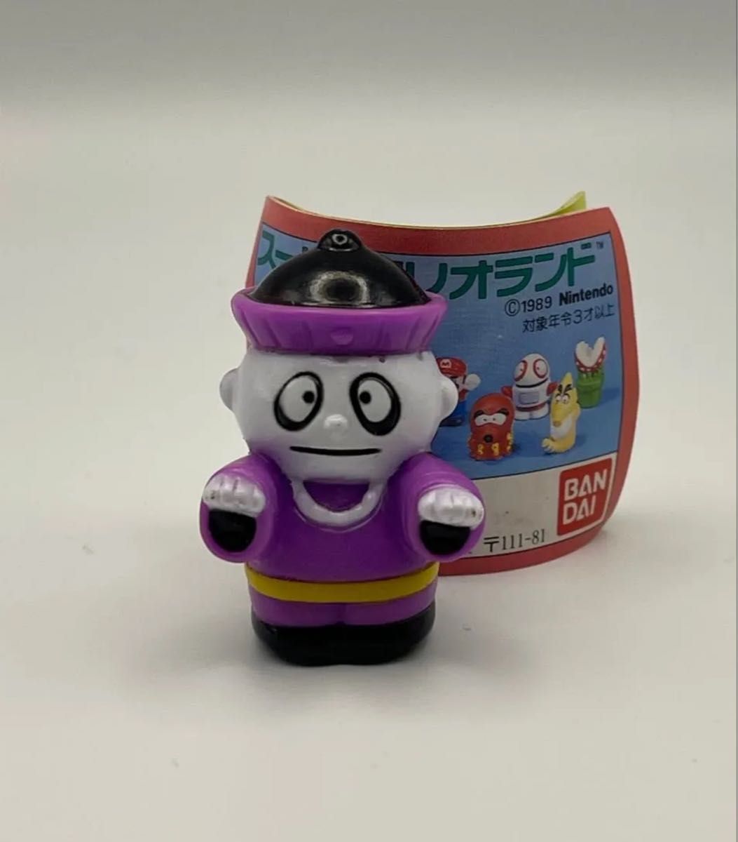 スーパーマリオランド ピョンピー 冊子付き ソフビ 指人形 ガシャポン