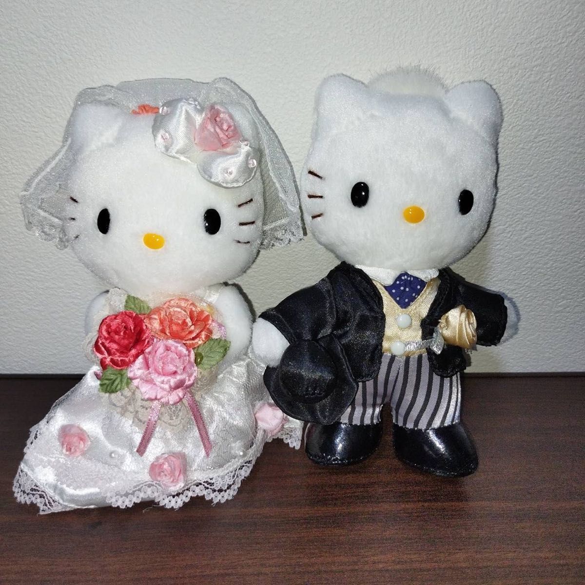 希少 ハローキティ ダニエル ウェディング ペア ストラップ 2001年 激