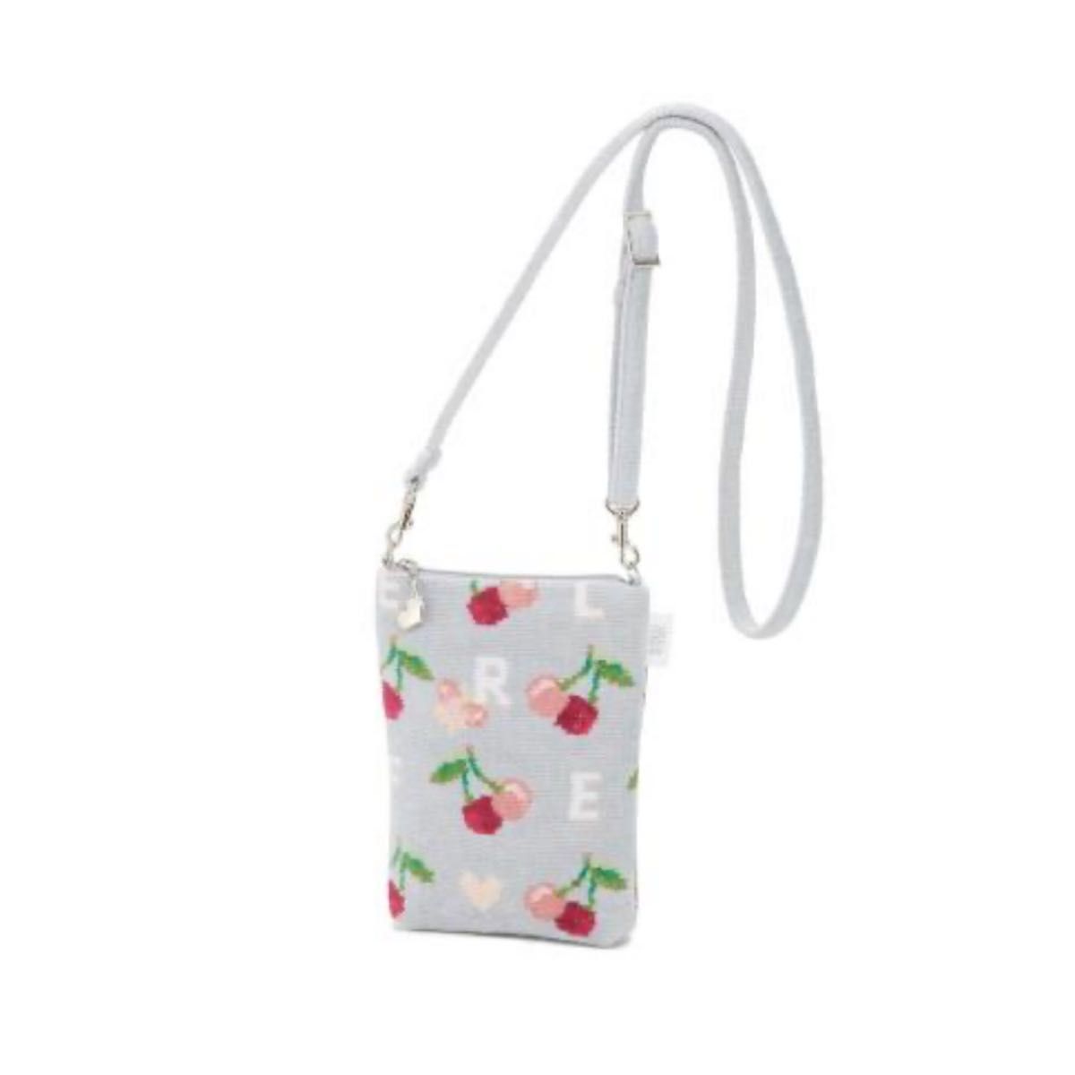 新品 キープスマイリングチェリー スマホショルダー KSMC-241094