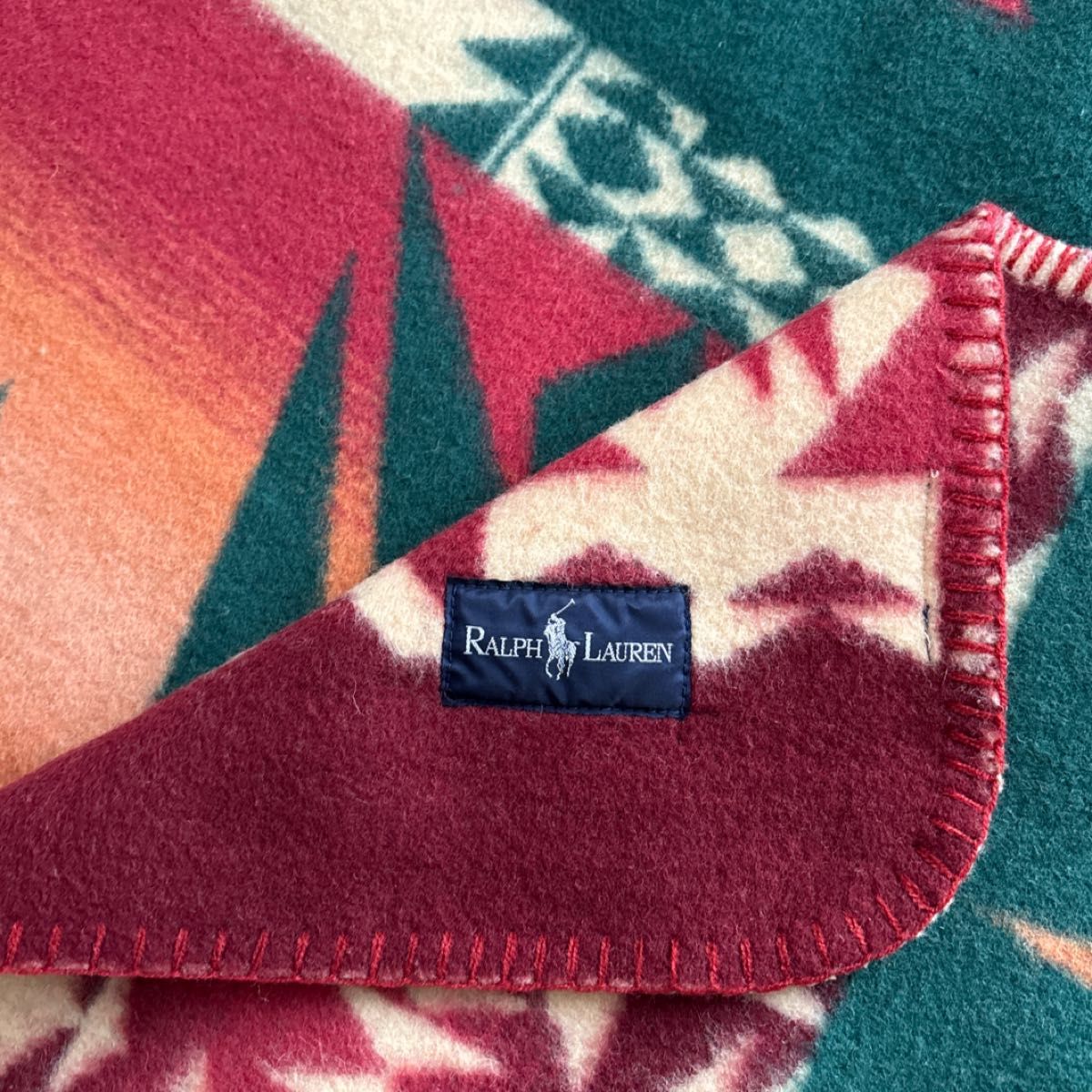 ラルフローレン 希少 ウールブランケット RALPH LAUREN ネイティブ